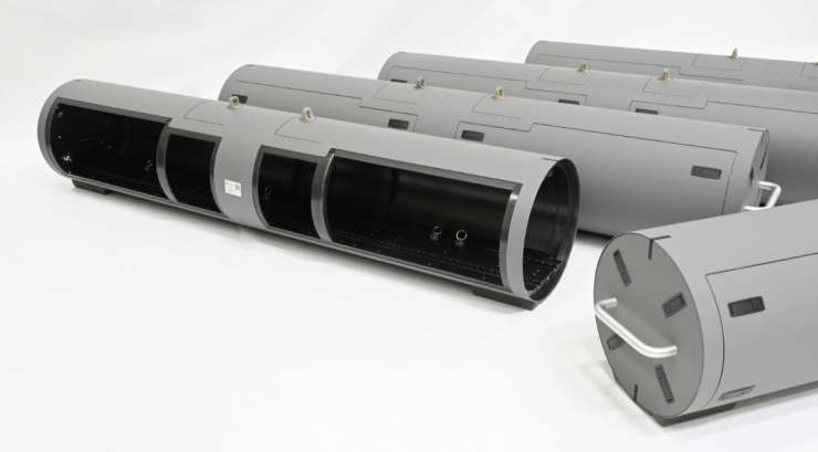KIHOMAC MXU-1072/A Advanced Travel Pod designed for F-35A aircraft, featuring lightweight composite construction.